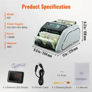 Money Counter Business Cash Register for Banks Shops