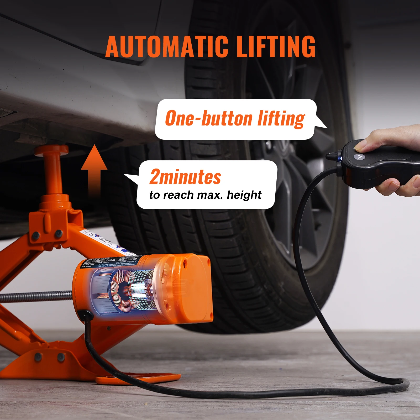 Portable 3 ton Electric Truck/Car Jack - Image 4