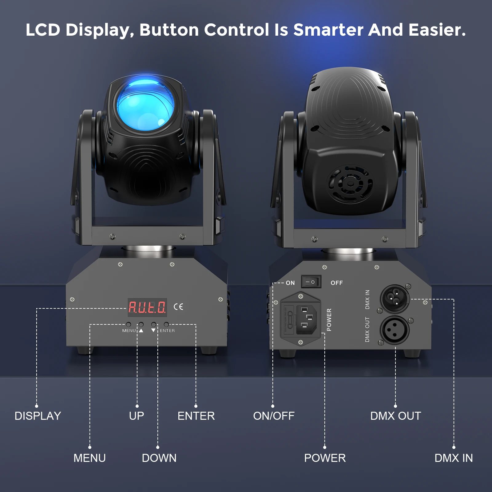 Moving Sound Activated Stage Light t for DJ Bar KTV Disco Party - Image 5