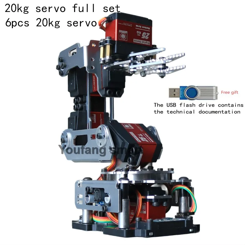 Robotic Arm with Claw Gripper Kit - Image 5