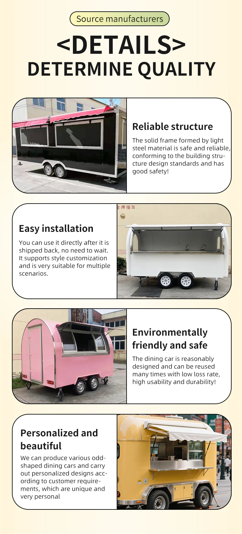 Small Mobile Food Truck Trailer with Fully Equipped Kitchen - Image 4