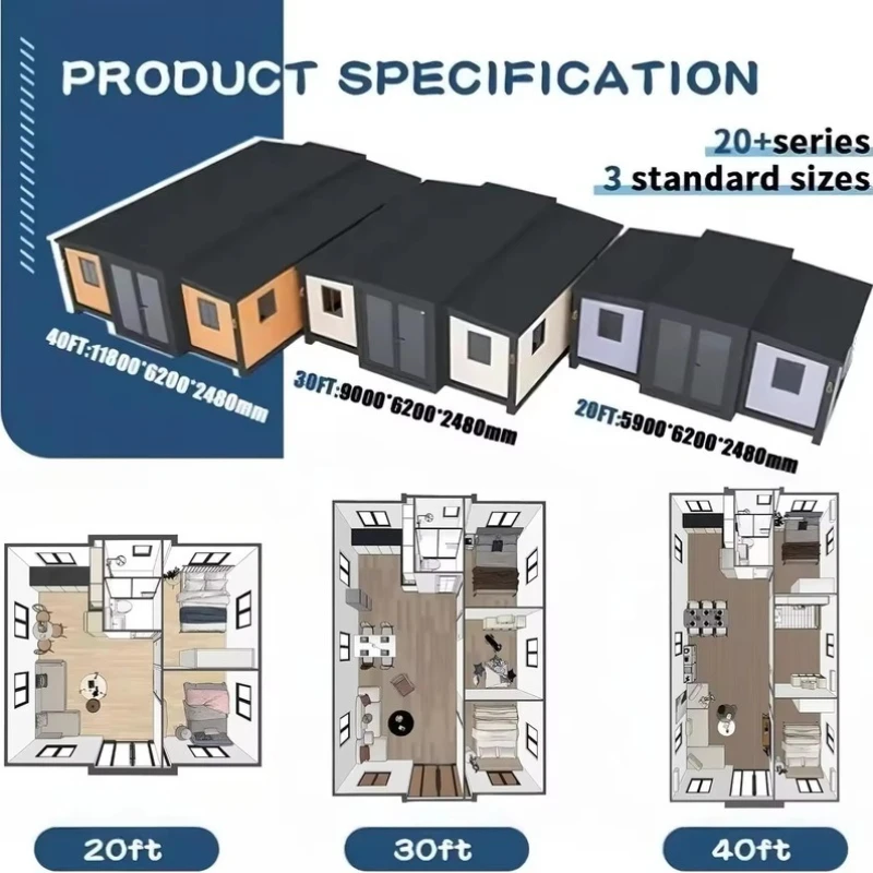 High Quality Container House w/Light Gauge Steel, Modular - Image 4