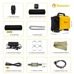 Air heater for Car RV  Camper Tent Garage Home