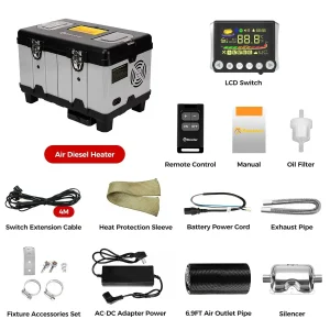 Diesel Air Heater with LCD & Bluetooth Control