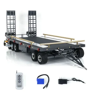 Metal 5 Axles Full Trailer Remote Control Trailer for Toys