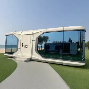 Innovative Luxury New Space Capsule Mobile Home.