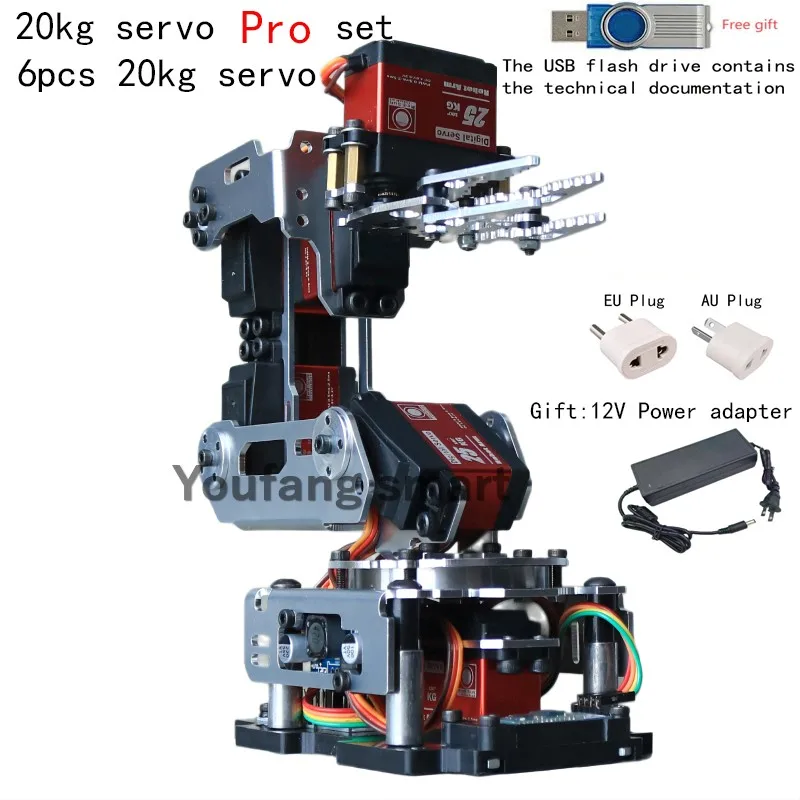 Robotic Arm with Claw Gripper Kit - Image 6