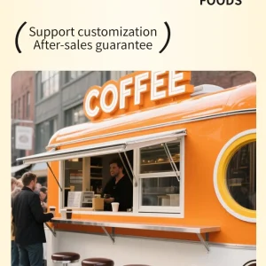 Small Mobile Food Truck Trailer with Fully Equipped Kitchen