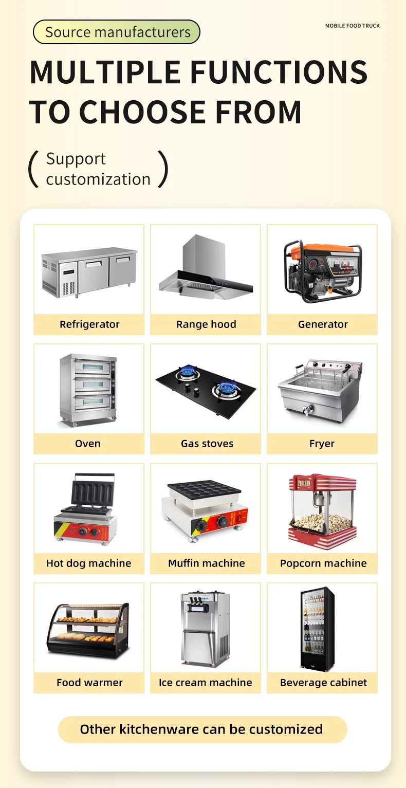 Small Mobile Food Truck Trailer with Fully Equipped Kitchen - Image 2