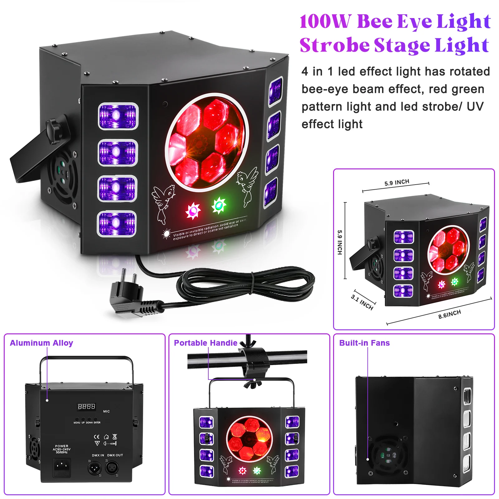 Bee Eye Strobe Stage Light - Image 6