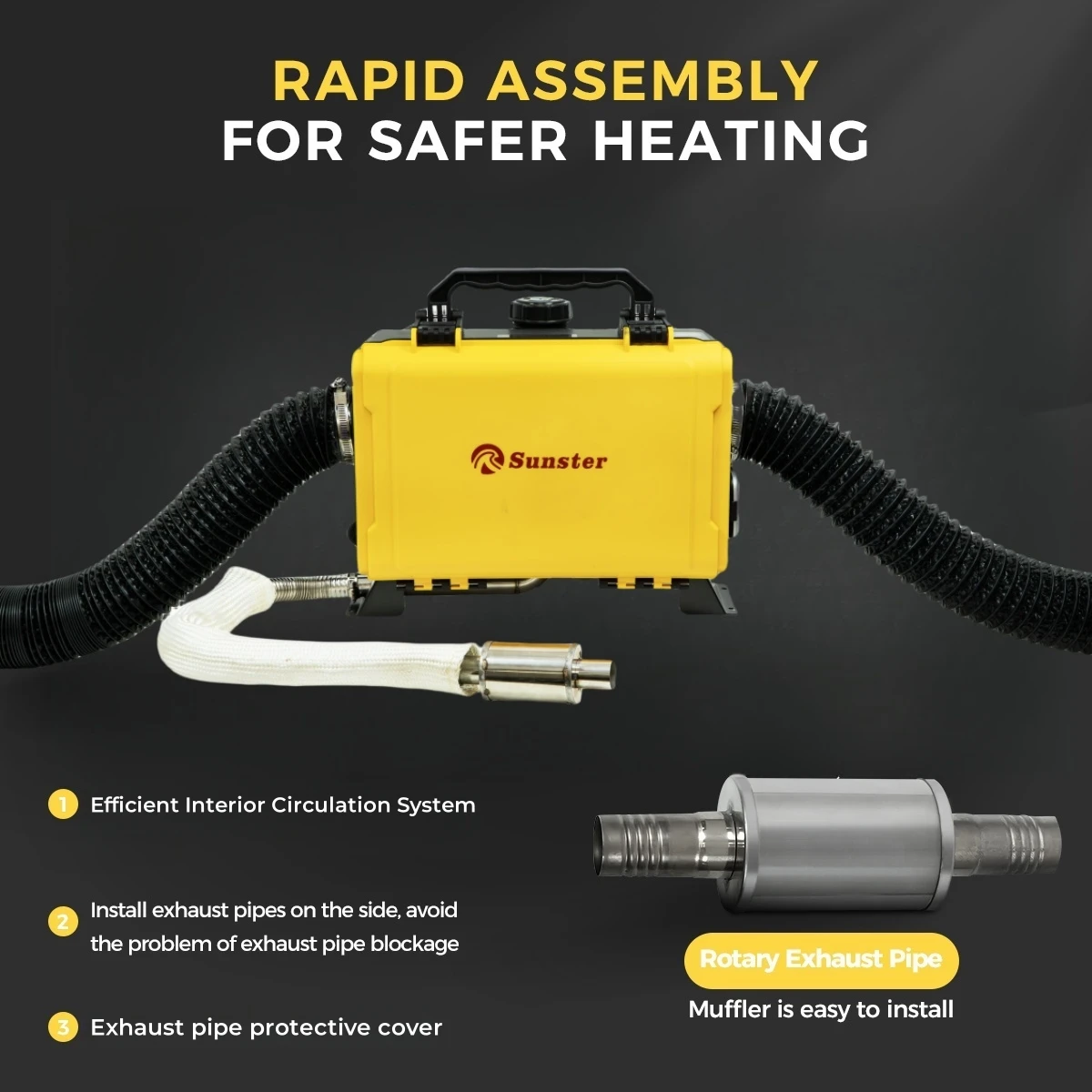 Air heater for Car RV Camper Tent Garage Home - Image 7