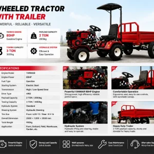 Wheeled Farm Tractor