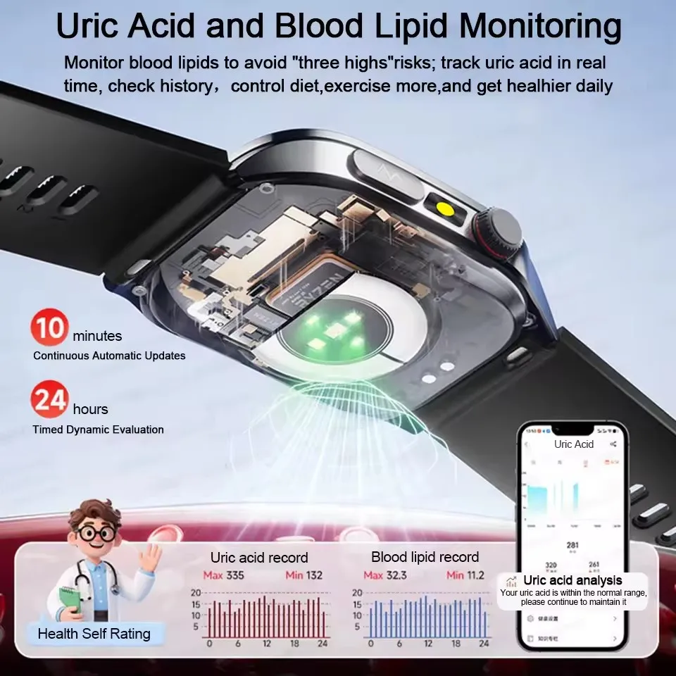 Smart Watch w/Laser Therapy - Image 3